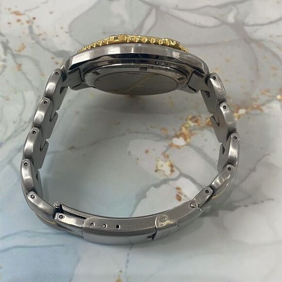 Citizen Gold Tone and Silver Stainless Steel Chronograph Watch - Picture 5 of 7